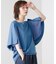 Wシルケットシフォンドッキングプルオーバー