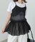 【Bab】サイドリボンミニワンピース