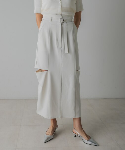 【CIEL'AIR】SIDE ZIP SKIRT