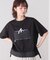 刺繍アンダーファスナーＴシャツ