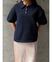 MESH POLO KNIT（ﾒｯｼｭﾎﾟﾛﾆｯﾄ）