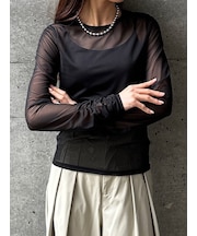 SHEER SHIRRING PO（ｼｱｰｼｬｰﾘﾝｸﾞﾌﾟﾙｵｰﾊﾞｰ）