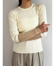 LINEN TOUCH RANDOM RIB PO（ﾘﾈﾝﾀｯﾁﾗﾝﾀﾞﾑﾘﾌﾞﾌﾟﾙｵｰﾊﾞｰ）