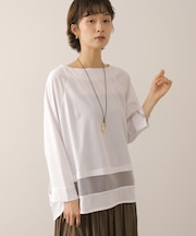 レーヨン天竺シアーラインプルオーバー
