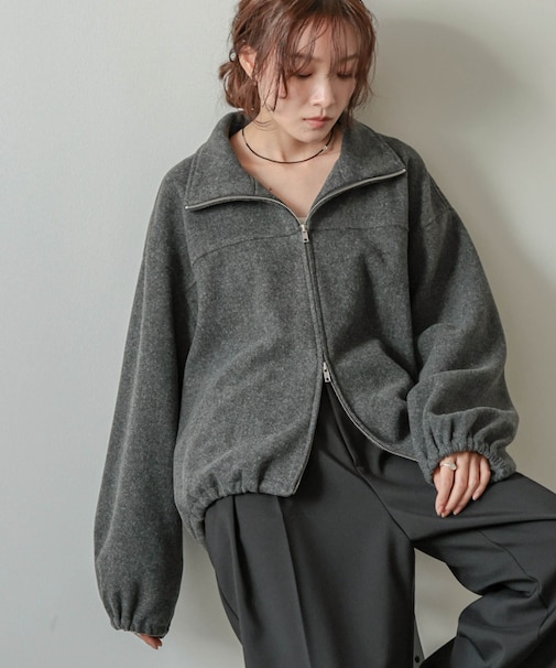 【Bab】Wジップフリースブルゾン