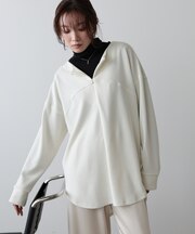 【Bab】ハーフジッププルオーバー