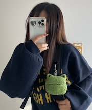 もこもこけろちゃんぬいぐるみポーチ