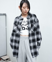 チェックBIGネルシャツ