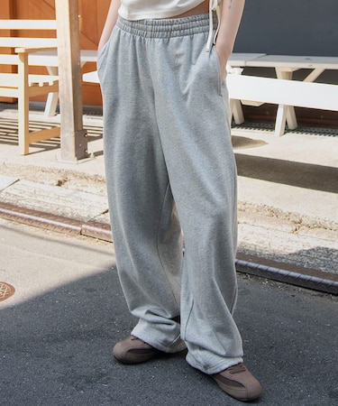 スウェットワイドパンツ