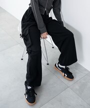 リボンカーゴスウェットパンツ
