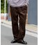 コーデュロイイージーストレートパンツ