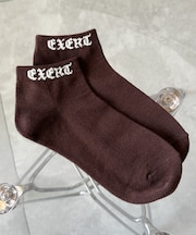 exertロゴショートソックス