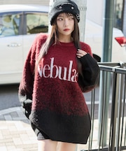 ファジーグラデーションプルオーバー