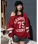 2WAYグラフィックワンショルニット