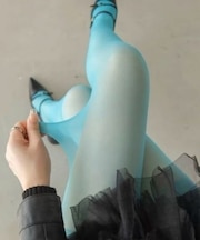 シアーカラータイツ