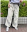 スターパッチタックワイドパンツ