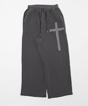 クロススタッズスウェットパンツ