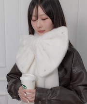 2WAYBIGリボンマフラー