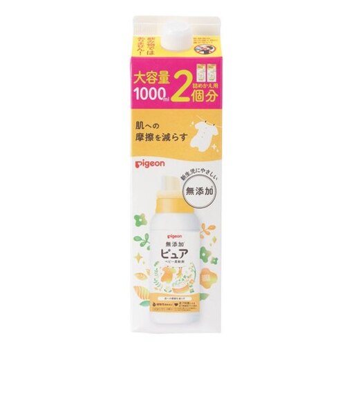 無添加ピュア ベビー柔軟剤 大容量 詰替 2回分 1000ml