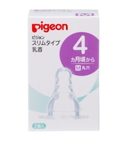 スリムタイプ 乳首 (シリコーンゴム製) 4ヵ月～ M 2個入