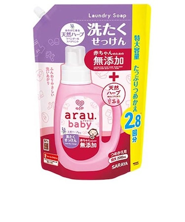 arau.baby アラウベビー 洗たくせっけん 特大容量 たっぷりつめかえ 2060ml