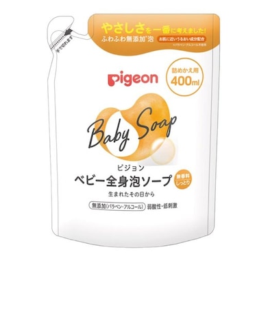 全身泡ソープ 無香料 しっとり 詰めかえ用 400ml