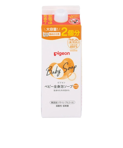 全身泡ソープ 無香料 しっとり 詰めかえ用 2回分(800ml)