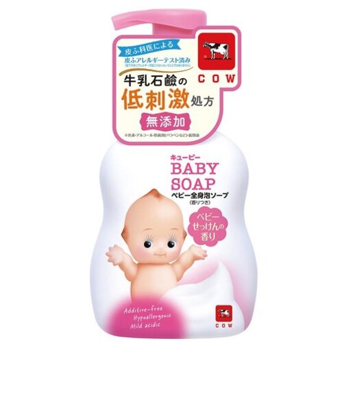 キューピー 全身ベビーソープ泡タイプ ベビーせっけんの香り ポンプ本体 400ml