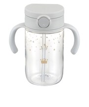 アスター おでかけストローマグ 320ml ライトグレー
