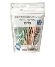 奥歯のすきま汚れもゴッソリ! Y字 デンタルフロス 30本入