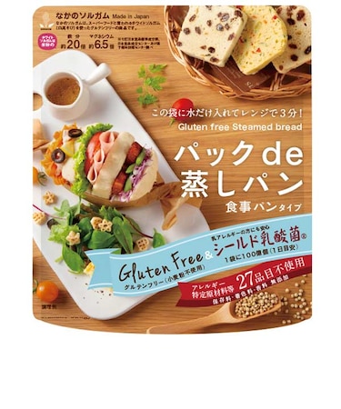 ◎パックde 蒸しパン 食事パンタイプ