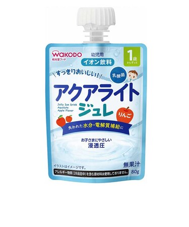 ◎1歳からのMYジュレ ドリンク アクアライトりんご