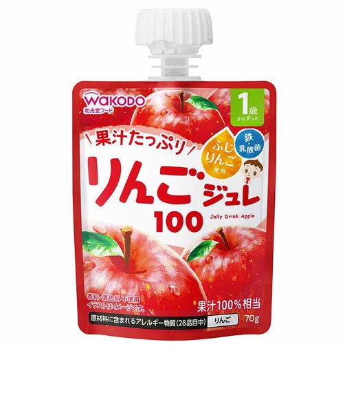 ◎1歳からのMYジュレ ドリンク りんご100