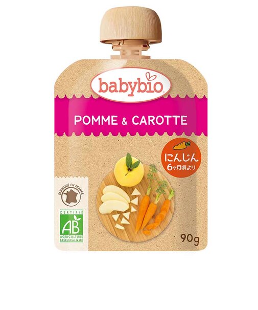 ◎babybio ベビースムージー アップル&キャロット