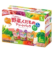 ◎1歳からの MYジュレドリンク 1/2食分の野菜&くだもの アソートパック6袋入り