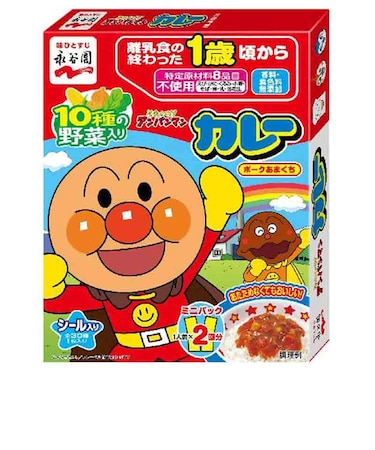 ◎アンパンマン 10種の野菜入り カレー ポークあまくち
