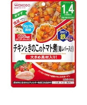 ◎BIGサイズ グーグーキッチン 鉄+Ca チキンときのこのトマト煮(鶏レバー入り) 離乳食