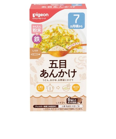 ◎かんたん粉末＋鉄 五目あんかけ 6袋入り 離乳食