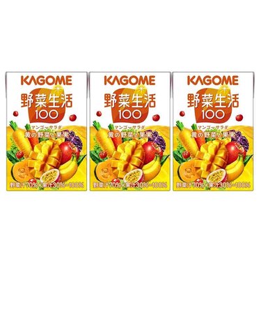 ◎野菜生活100 マンゴーサラダ 100ml×3本