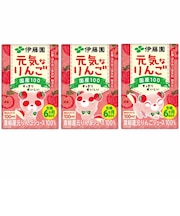 ◎伊藤園 元気なりんご 100ml 3個パック