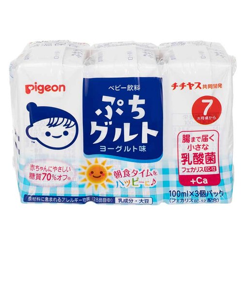 ◎ベビー飲料 ぷちグルト ヨーグルト味 紙パック 100ml×3個パック