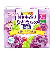 ◎ごくごく果実 甘さすっきり ぶどうミックス+鉄 125ml×3本