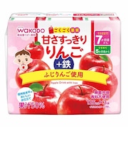 ◎ごくごく果実 甘さすっきり りんご+鉄 125ml×3本