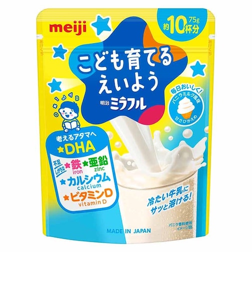 ◎明治ミラフル 粉末飲料 バニラミルク風味