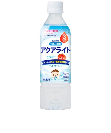 ◎ベビーのじかん アクアライトりんご 500ml 1本