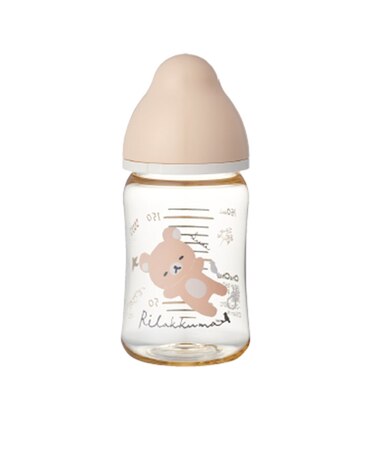 マルチフィット 広口タイプ プラスチック製 ほ乳びん 160ml リラックマ