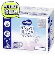 [テープ]ムーニー マシュマロ 肌ごこち モレ安心 Sサイズ76枚×2