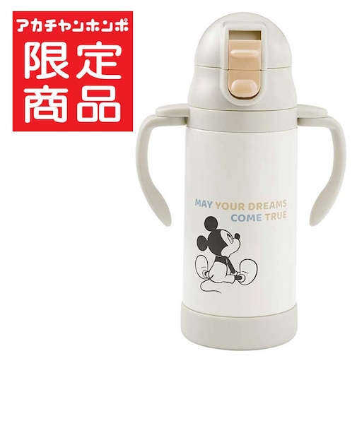 [350ml]ストロー ステンレス マグ ミッキーマウス-AK