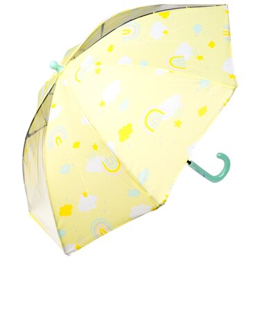 [35・40cm]フチまる傘　おそら　イエロー