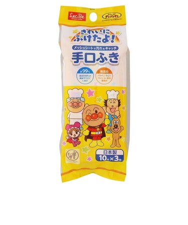 アンパンマン おでかけ手口ふき 10枚×3個